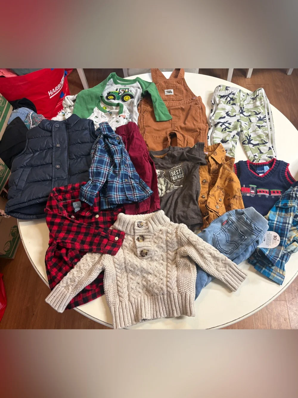 Lot of 14 pieces of 12 month boy clothing